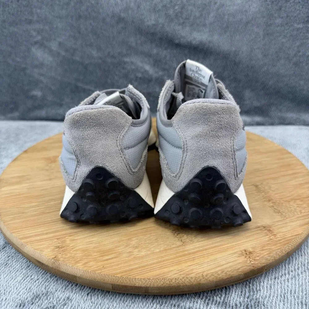 New Balance 327 Shoes Boys Size 5 Gray Suede Mesh Athletic Sneakers GS327GR